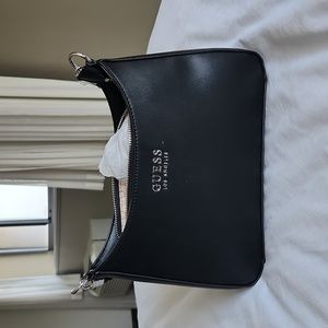 Guess Curtin Top Zip Shoulder Bag Black NWOT